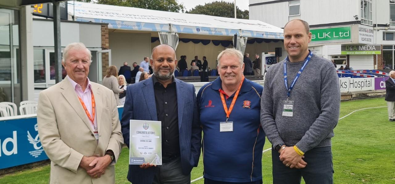 Ekota wins Essex Cricket Club Grassroots Award